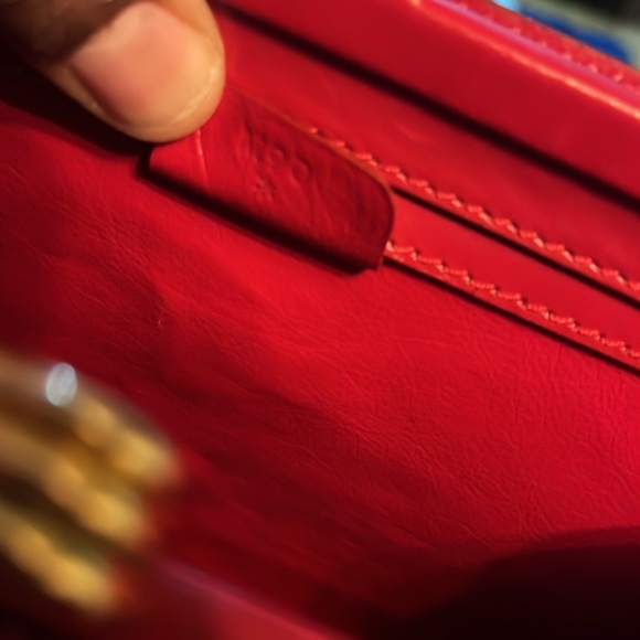 Celine Red Leather Women's Clutch - Picture 12 of 16